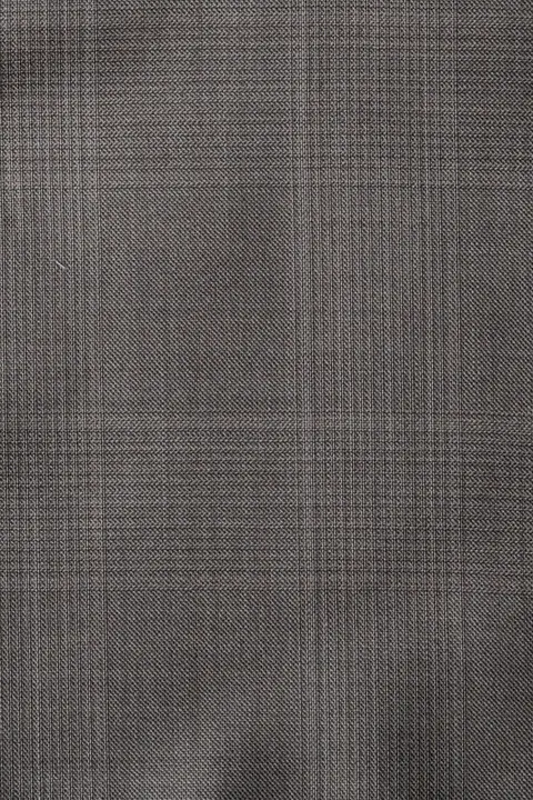 Zegna Brown Grey Check 6001