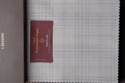 Zegna Light Grey Check 3000