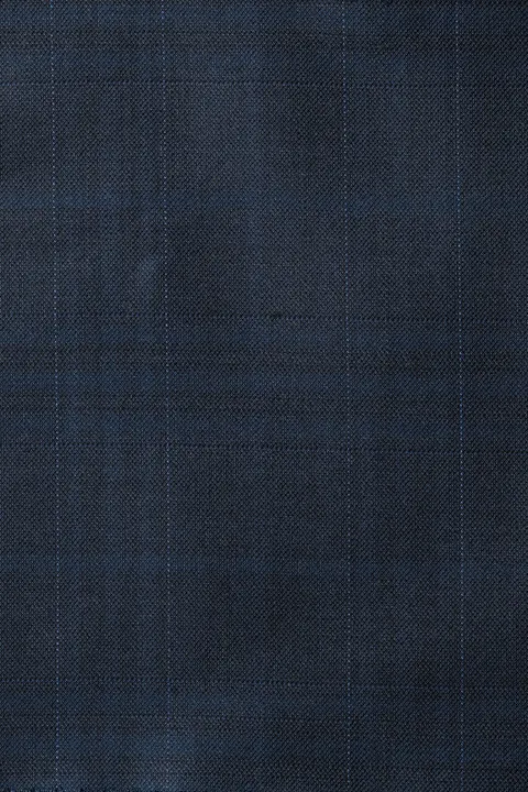 Zegna Dark Navy Windowpane 6005