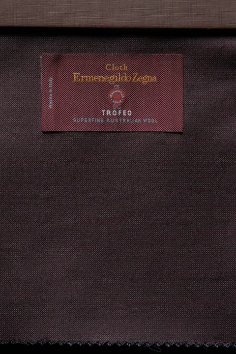 Zegna Burgundy Textured 6300