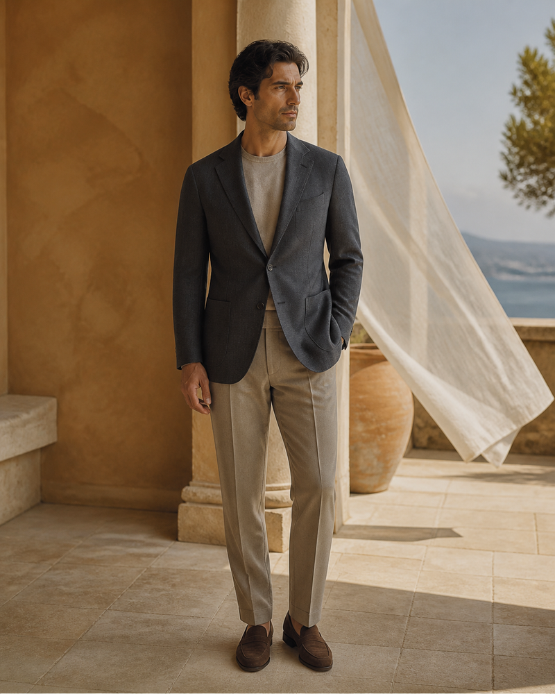 Blazer casual italiano in fabric 1019