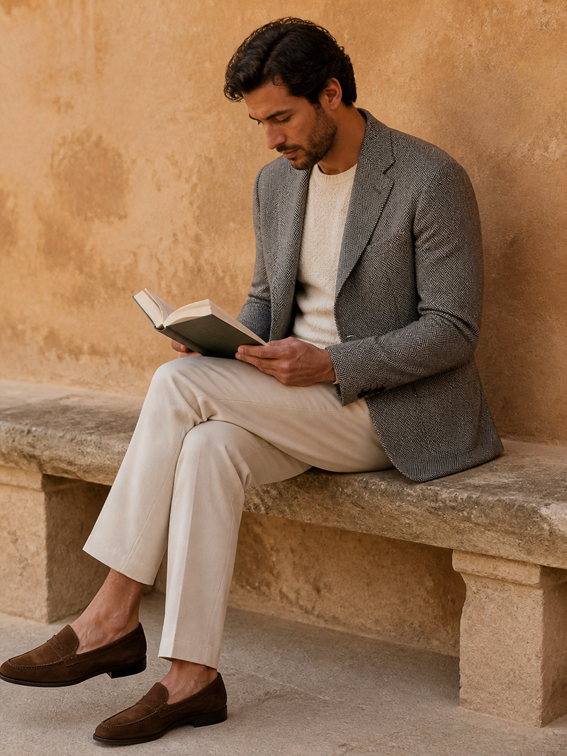 Blazer casual italiano in fabric 1034