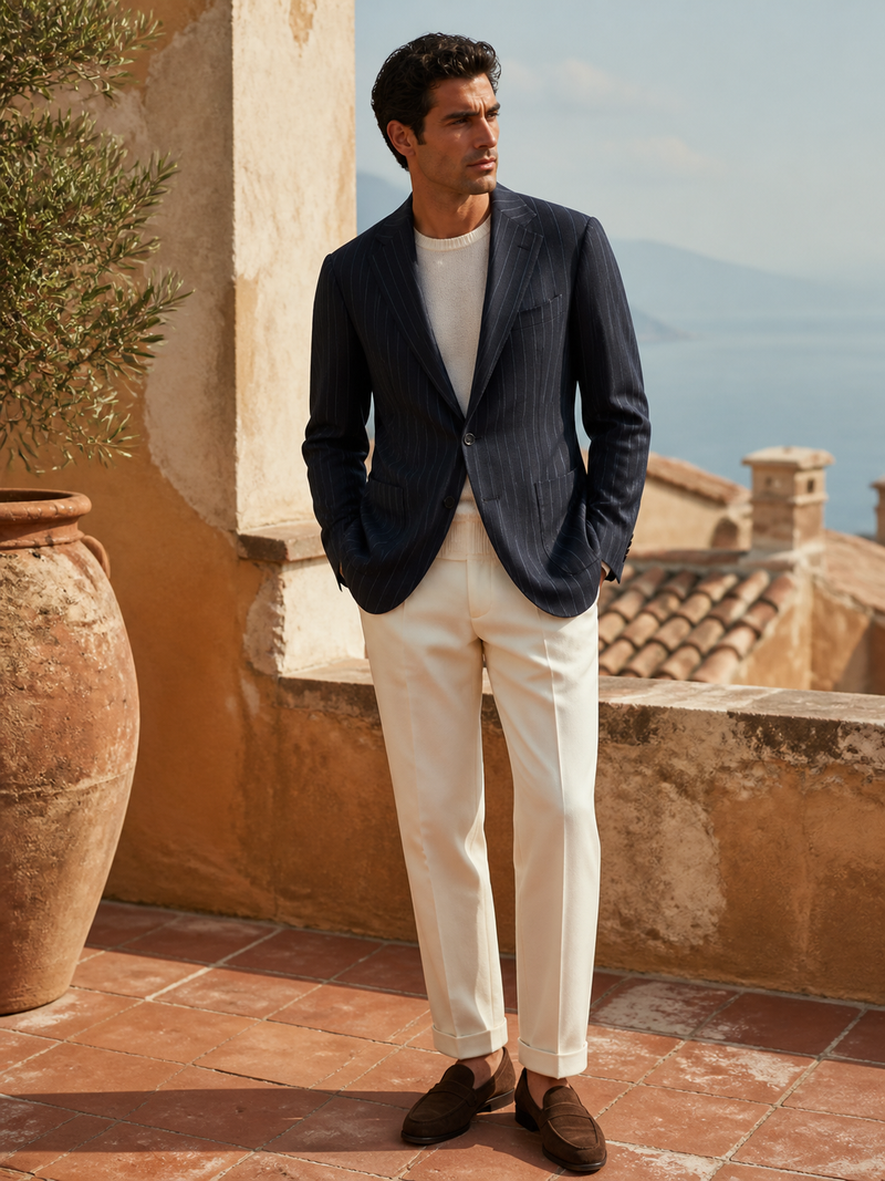 Blazer casual italiano in fabric 1046