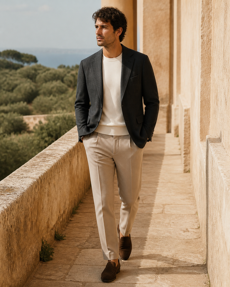 Blazer casual italiano in fabric 1067