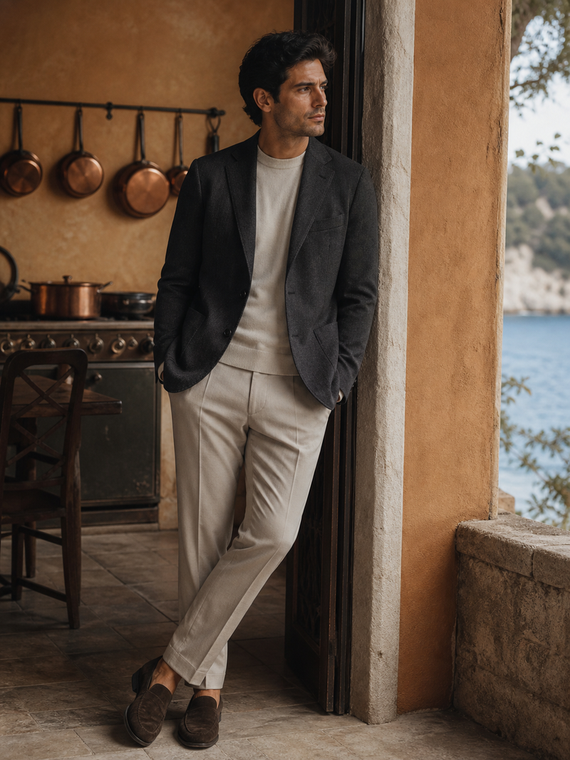 Blazer casual italiano in fabric 1212