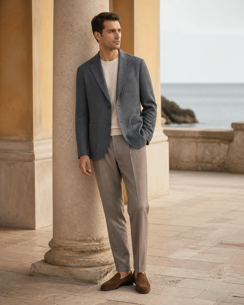 Blazer casual italiano in fabric 6712