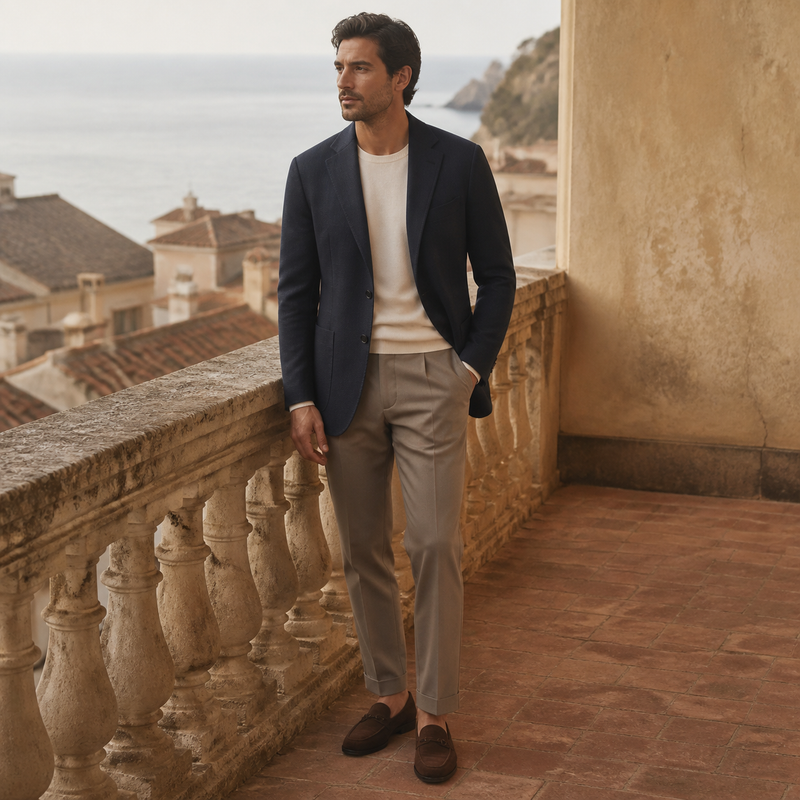 Blazer casual italiano in fabric 6736