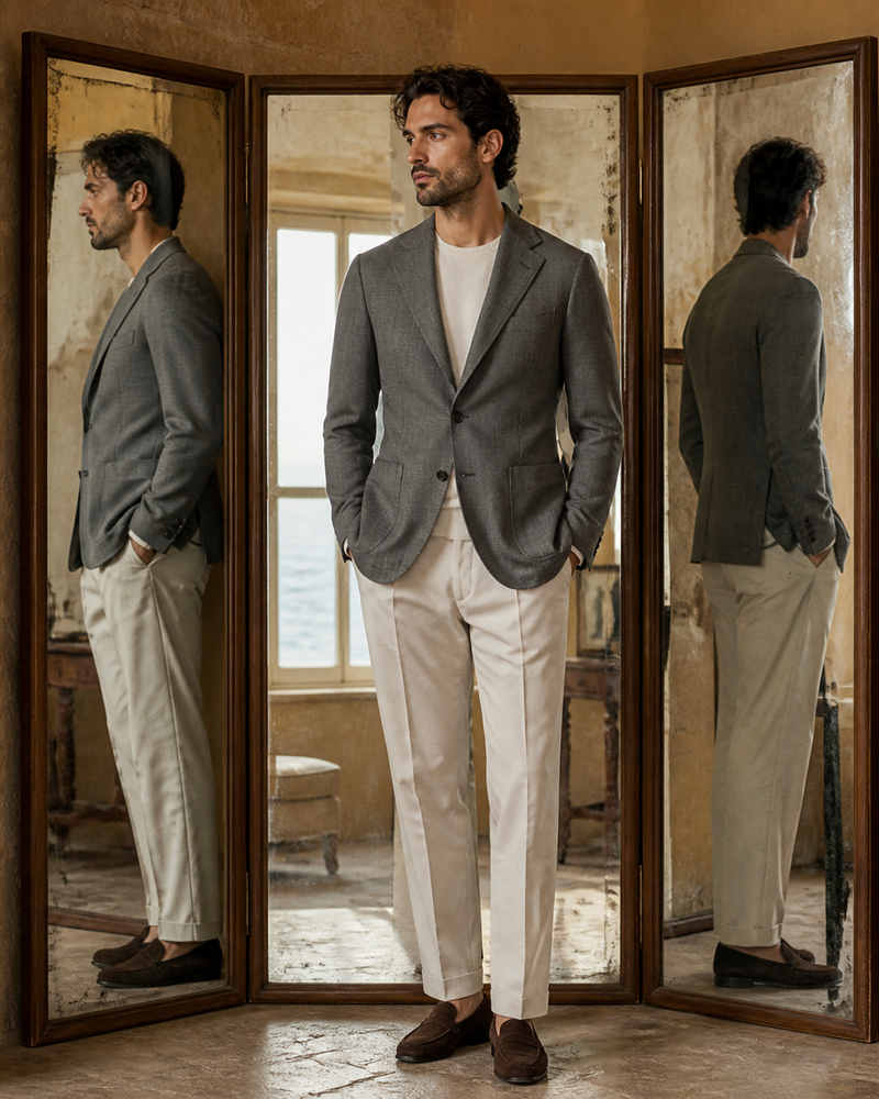 Blazer casual italiano in fabric 280211