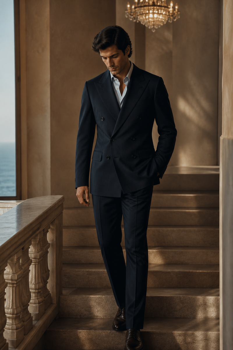 Chaqueta cruzada in fabric 6340