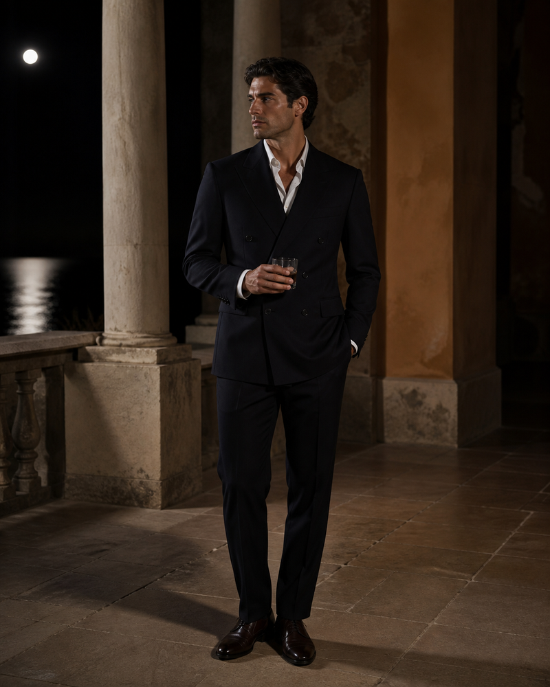 Chaqueta cruzada in fabric 6990